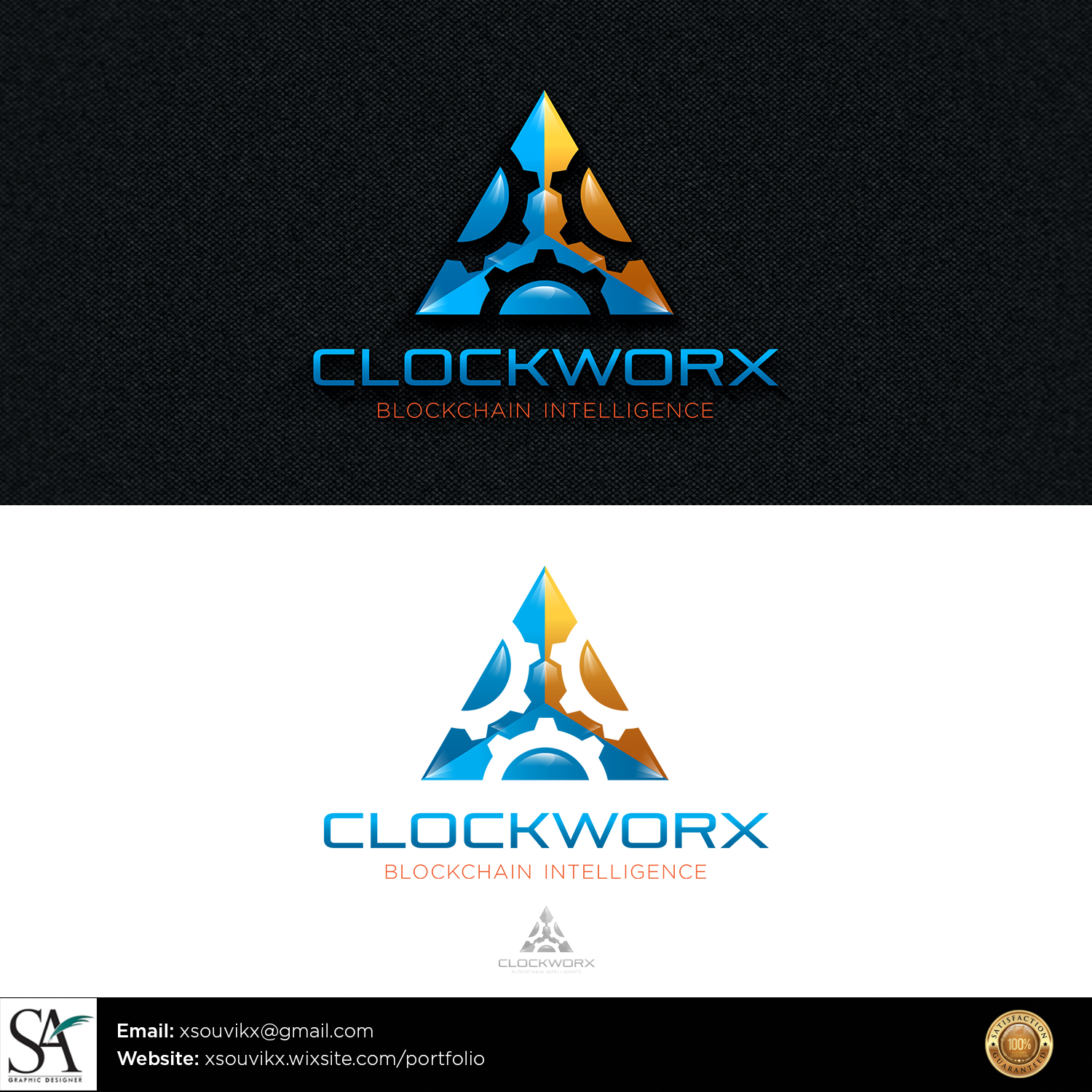 Logo Design by Souvik Roy (Alex Pro) for ClockWorX | Design #17651704