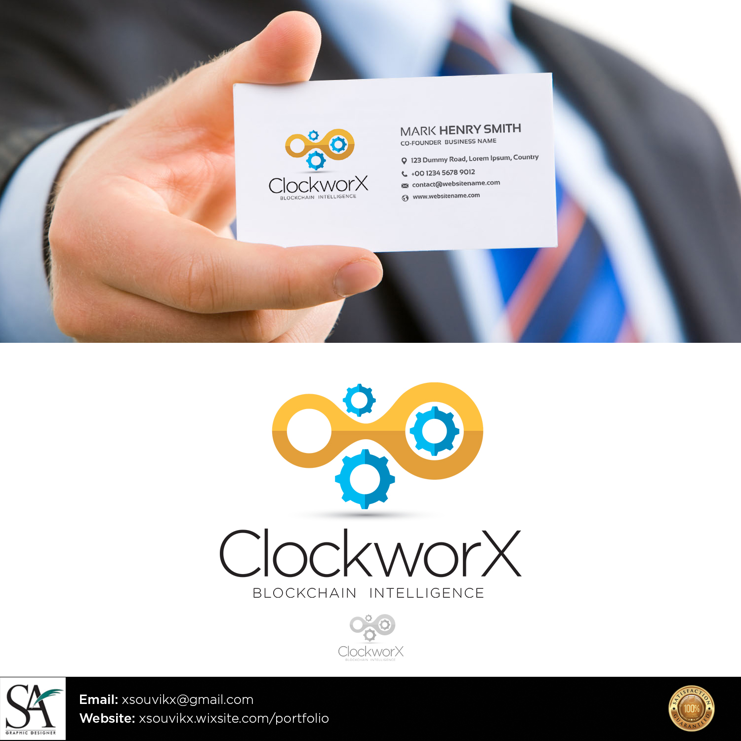 Logo Design by Souvik Roy (Alex Pro) for ClockWorX | Design #17651705