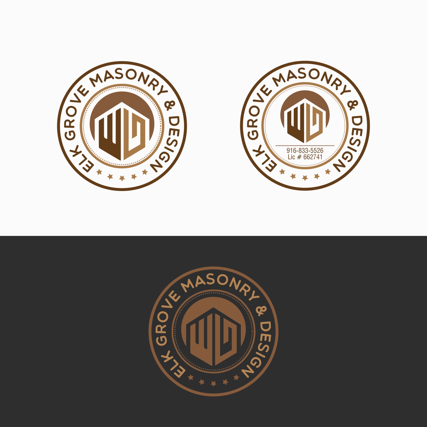 Design de Logo par Anca V. pour Elk Grove Masonry & Design, Inc. | Design #17674377