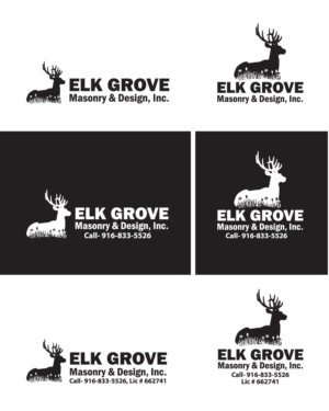 Logo Design by Creativdiz for Elk Grove Masonry & Design, Inc. | Design: #17645925