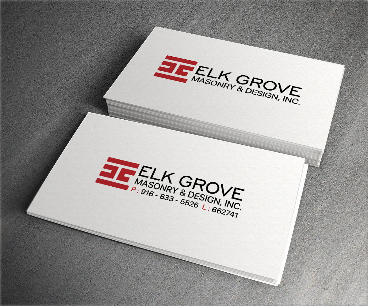 Logo Design by aglaronde23 for Elk Grove Masonry & Design, Inc. | Design #17652729
