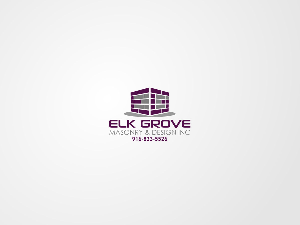 Logo Design by rastf2day for Elk Grove Masonry & Design, Inc. | Design #17666307