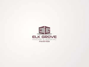 Logo Design by rastf2day for Elk Grove Masonry & Design, Inc. | Design: #17666307