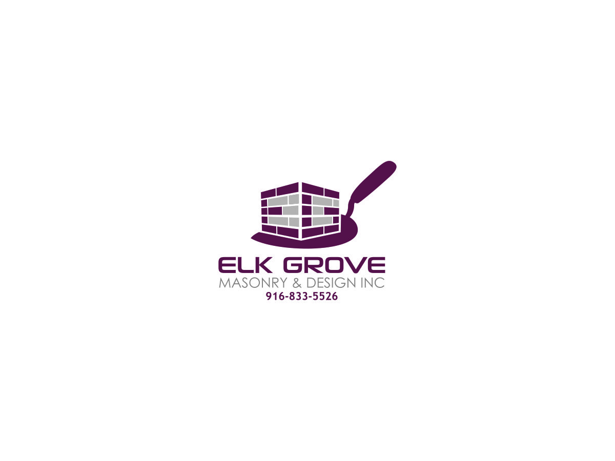 Logo Design by rastf2day for Elk Grove Masonry & Design, Inc. | Design #17666411