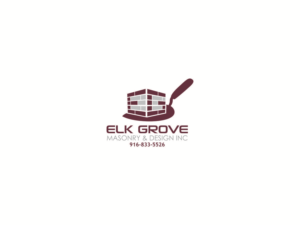Logo Design by rastf2day for Elk Grove Masonry & Design, Inc. | Design: #17666411