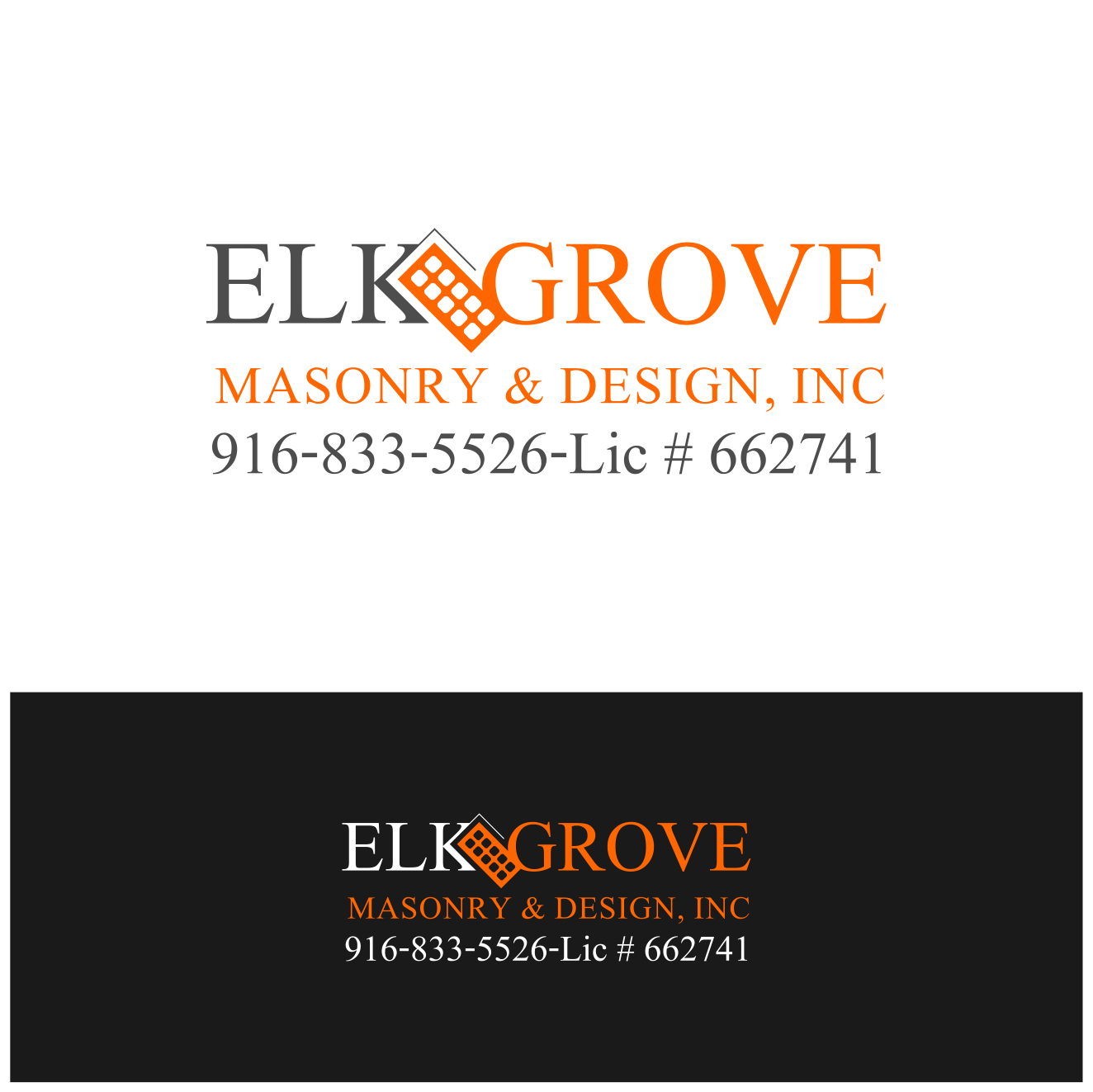 Logo Design by ican600 for Elk Grove Masonry & Design, Inc. | Design #17671941