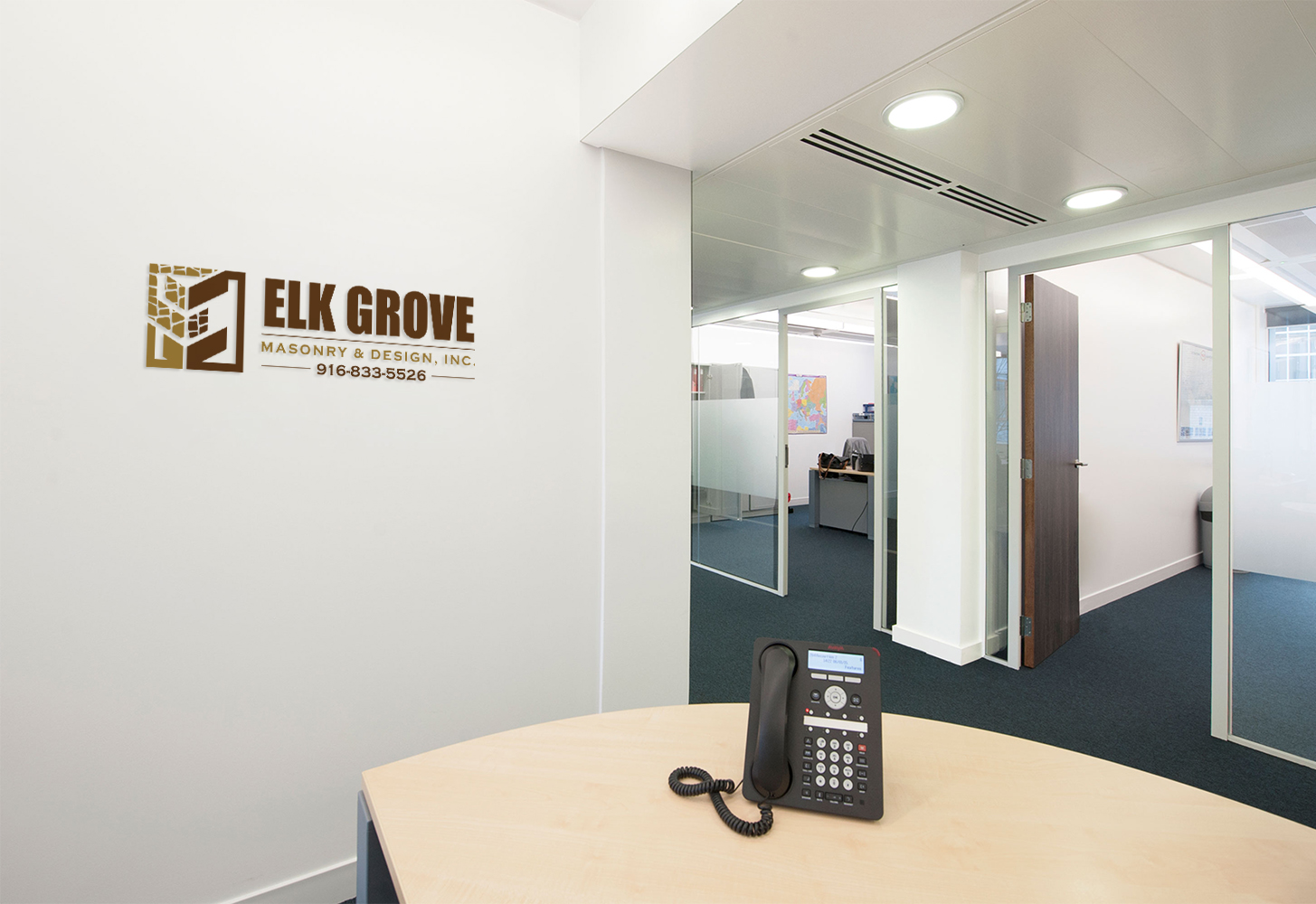 Logo Design by Deziners Zone for Elk Grove Masonry & Design, Inc. | Design #17648424