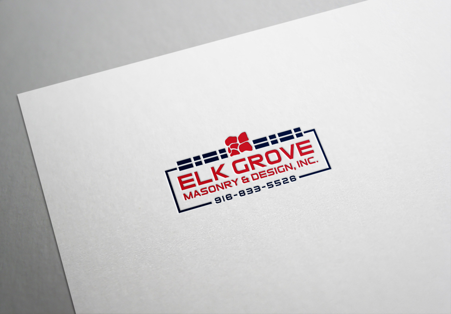 Logo Design by Deziners Zone for Elk Grove Masonry & Design, Inc. | Design #17648530