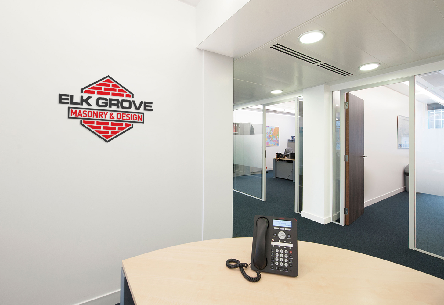 Logo Design by Deziners Zone for Elk Grove Masonry & Design, Inc. | Design #17657024