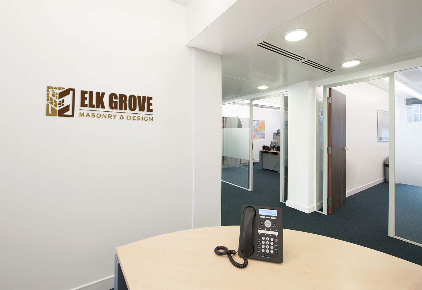 Logo Design by Deziners Zone for Elk Grove Masonry & Design, Inc. | Design #17657029