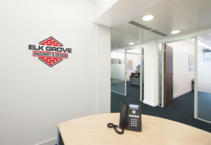 Logo-Design von Deziners Zone für Elk Grove Masonry & Design, Inc. | Design: #17667447