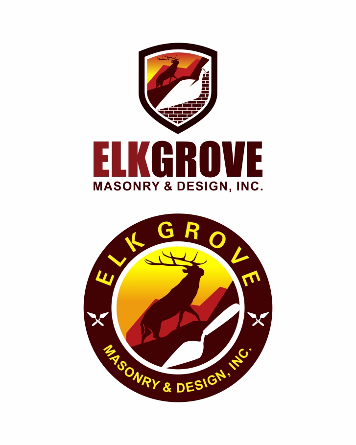 Logo Design by pa2pat for Elk Grove Masonry & Design, Inc. | Design #17629099