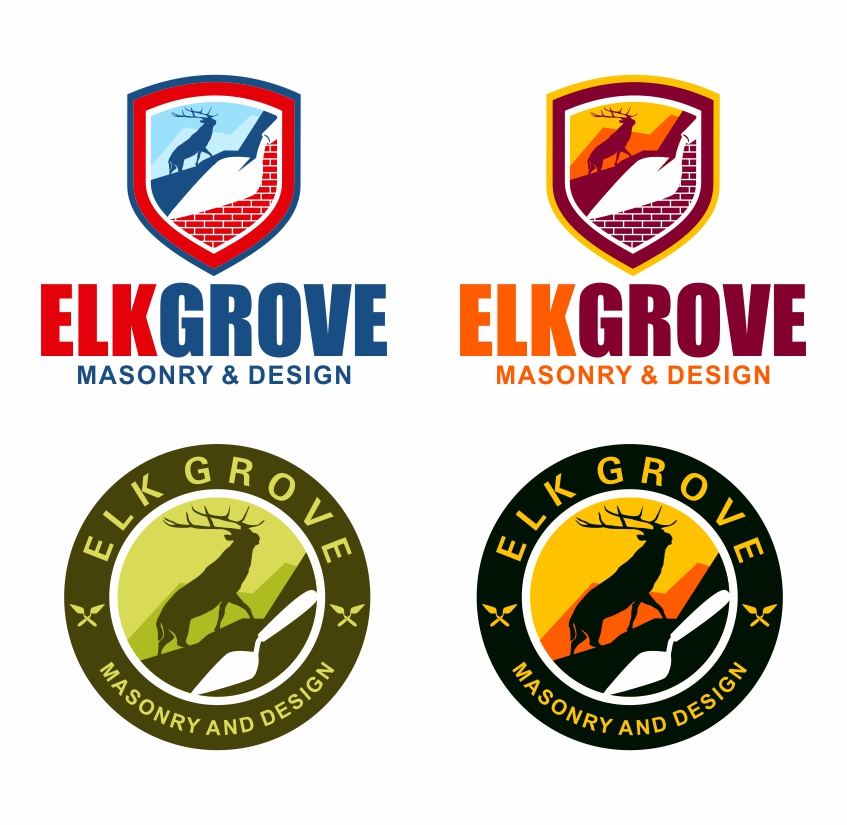 Logo Design by pa2pat for Elk Grove Masonry & Design, Inc. | Design #17640273