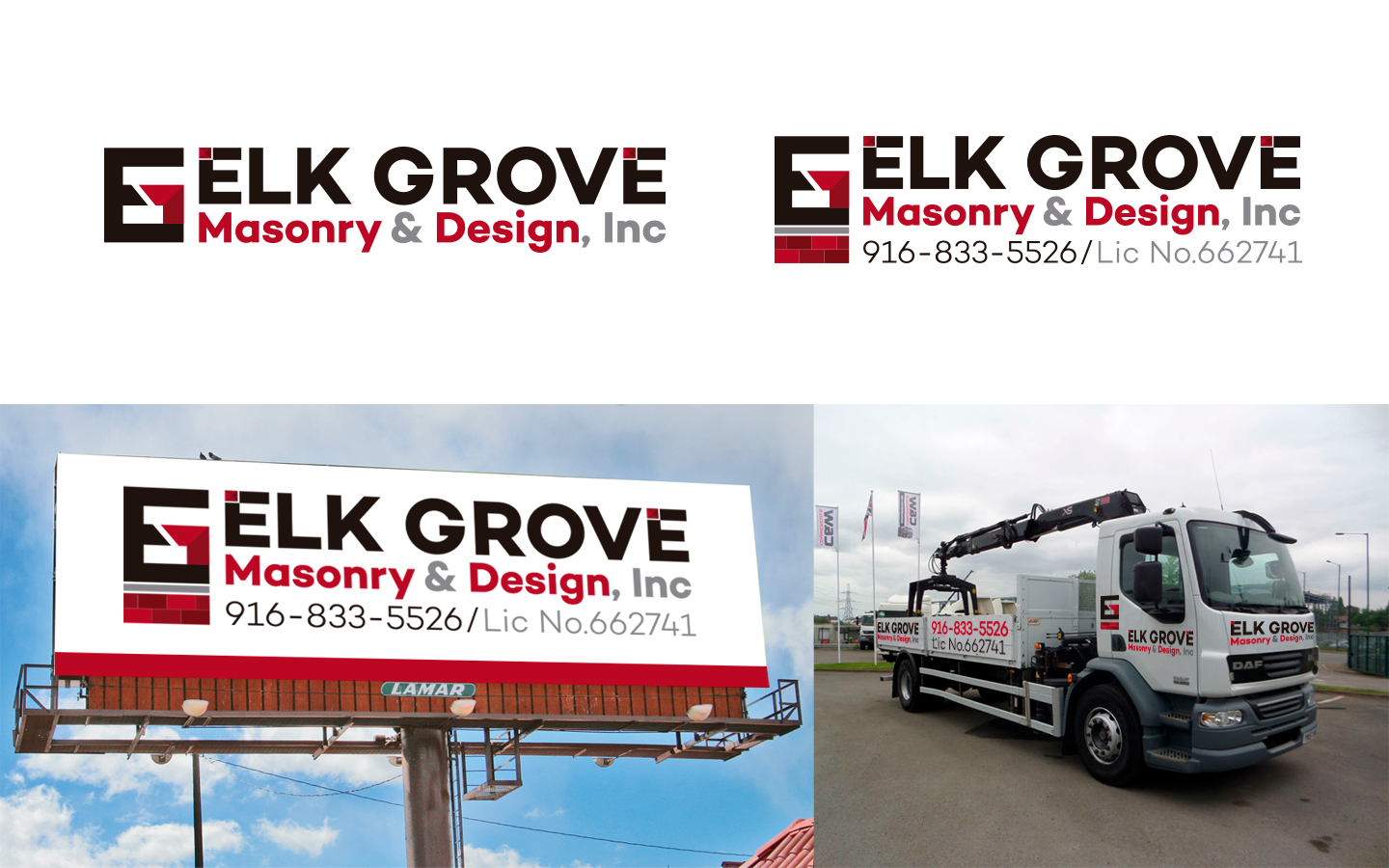 Design de Logo par rubio0383 pour Elk Grove Masonry & Design, Inc. | Design #17639920