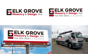 Logo Design by rubio0383 for Elk Grove Masonry & Design, Inc. | Design: #17639920