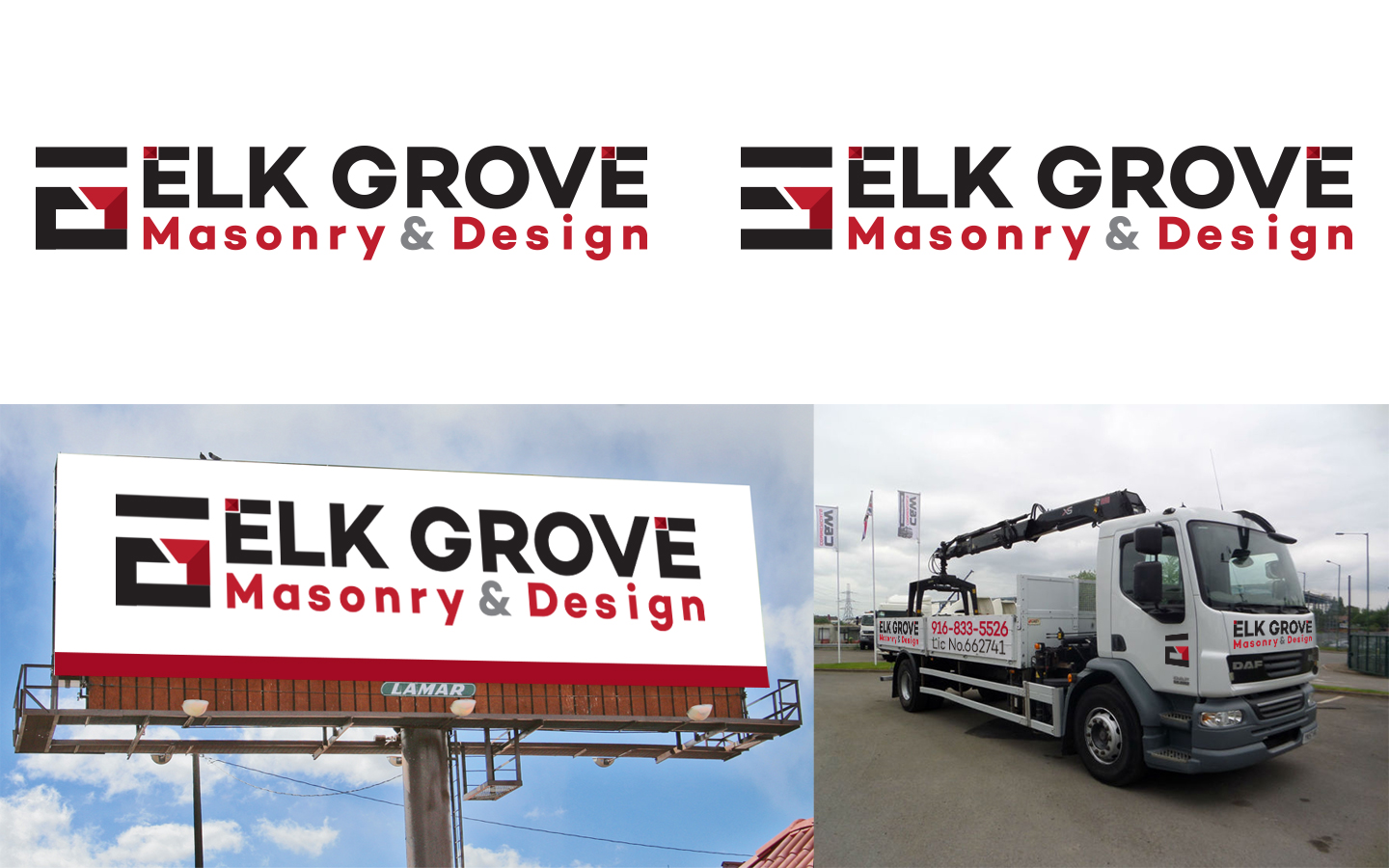 Logo Design by rubio0383 for Elk Grove Masonry & Design, Inc. | Design #17649708