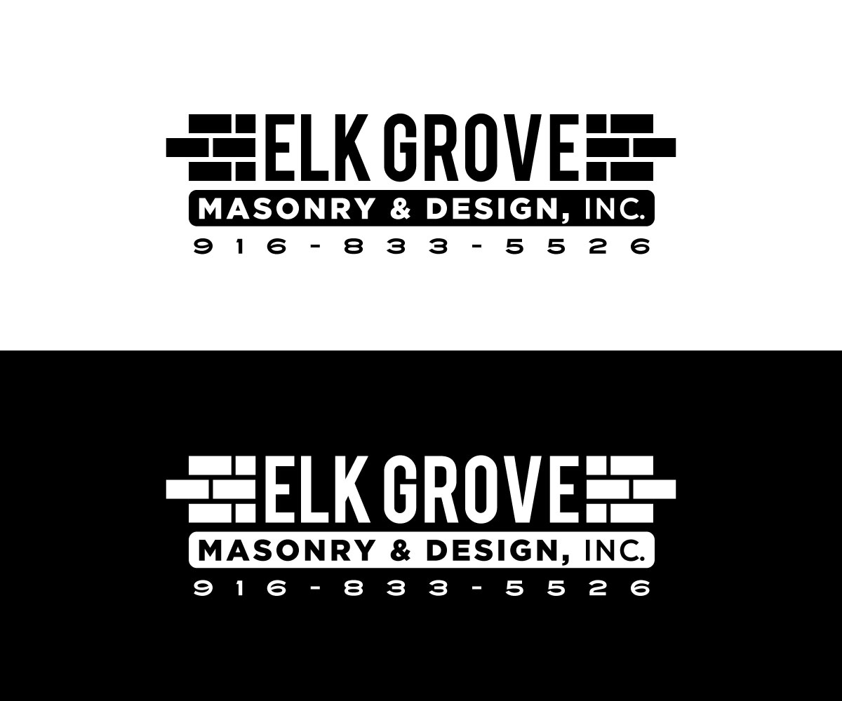 Design de Logo par creatonymous pour Elk Grove Masonry & Design, Inc. | Design #17626752