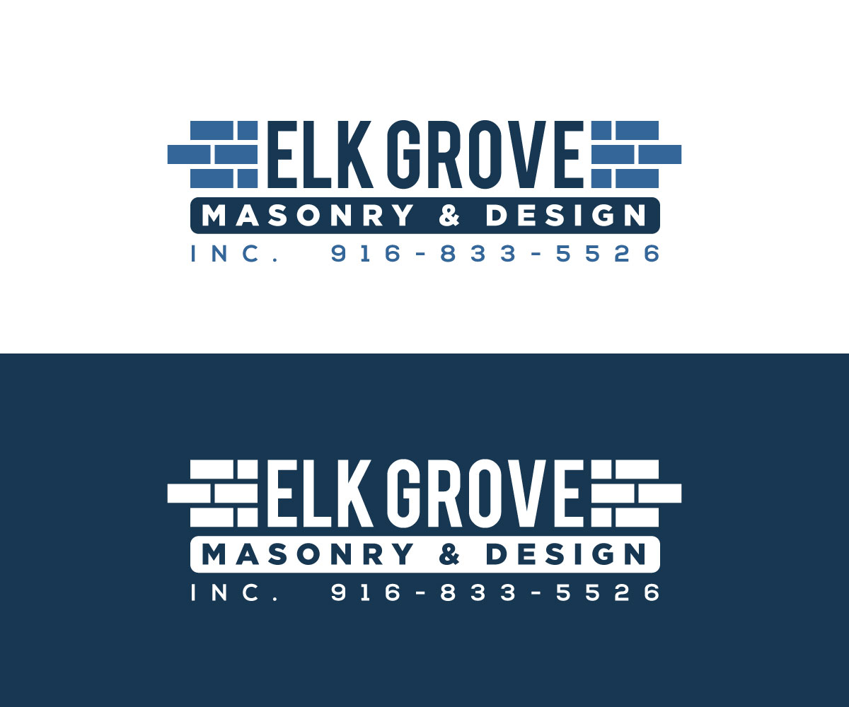 Logo Design by creatonymous for Elk Grove Masonry & Design, Inc. | Design #17627545