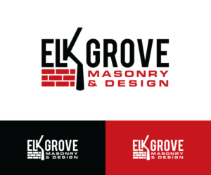 Elk Grove Masonry & Design, Inc.- 916-833-5526-Lic # 662741-The name and phone number is the most important part of the logo-the license number would be required for vehicles- | Logo Design by creatonymous