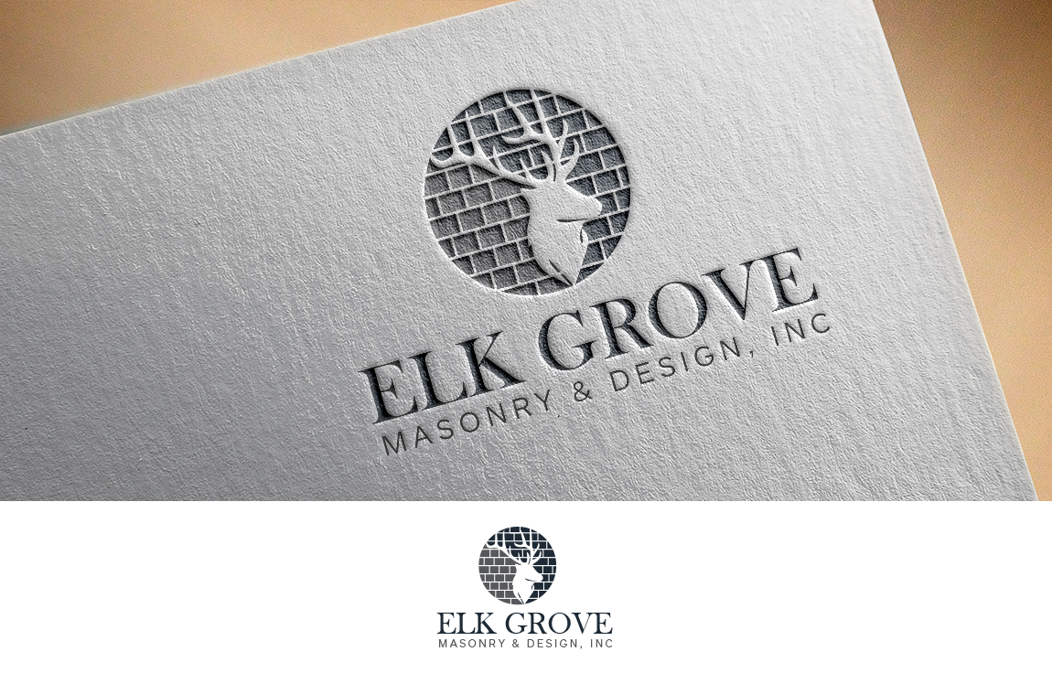 Logo Design by carabuenaeffect for Elk Grove Masonry & Design, Inc. | Design #17688112
