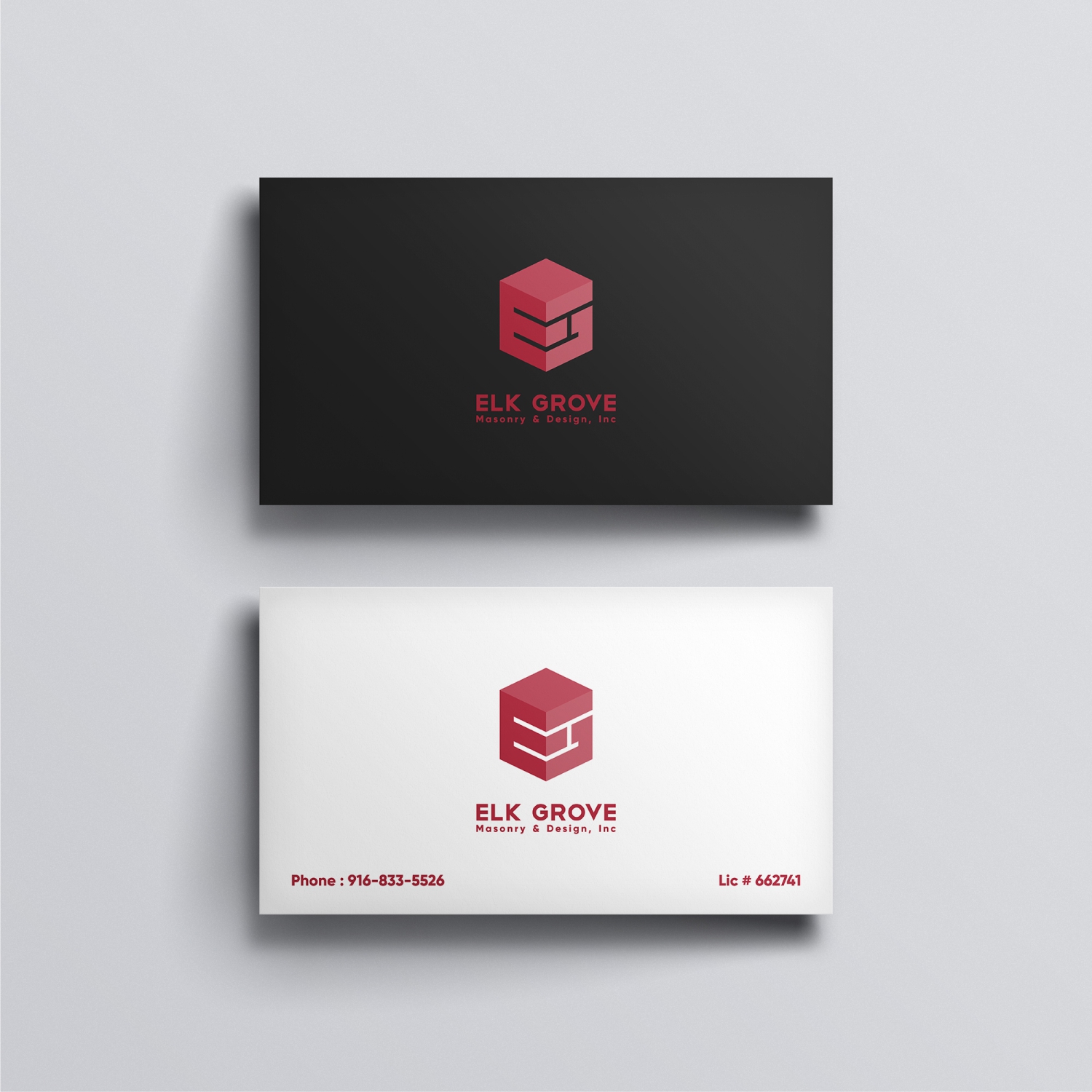 Logo-Design von aquabomb26 für Elk Grove Masonry & Design, Inc. | Design #17655065