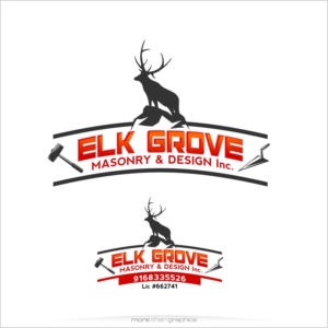 Logo-Design von vladst2004 für Elk Grove Masonry & Design, Inc. | Design: #17645379