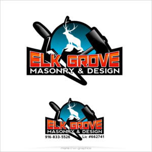 Logo-Design von vladst2004 für Elk Grove Masonry & Design, Inc. | Design: #17645380