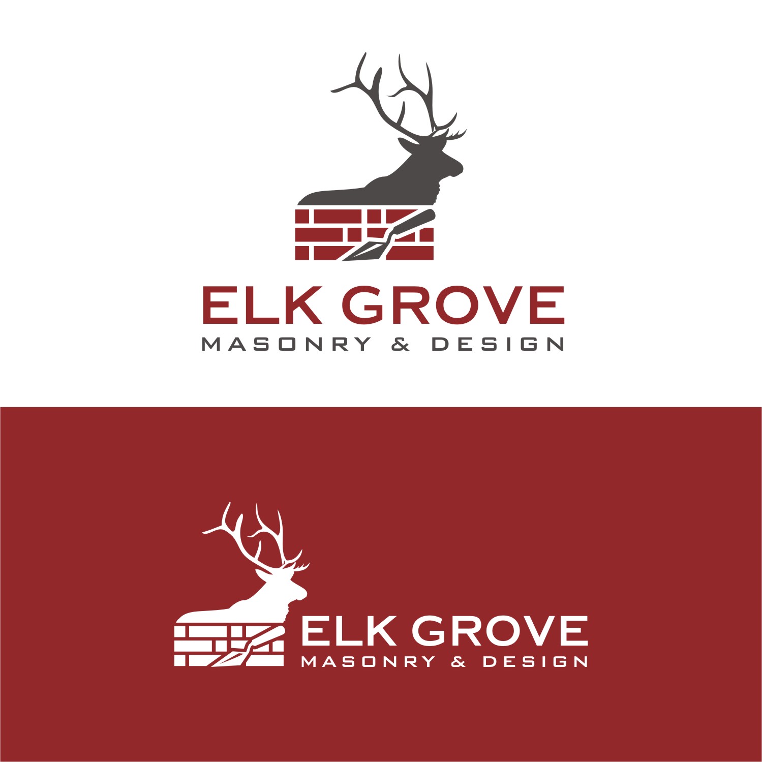Logo Design by Sushma for Elk Grove Masonry & Design, Inc. | Design #17639583