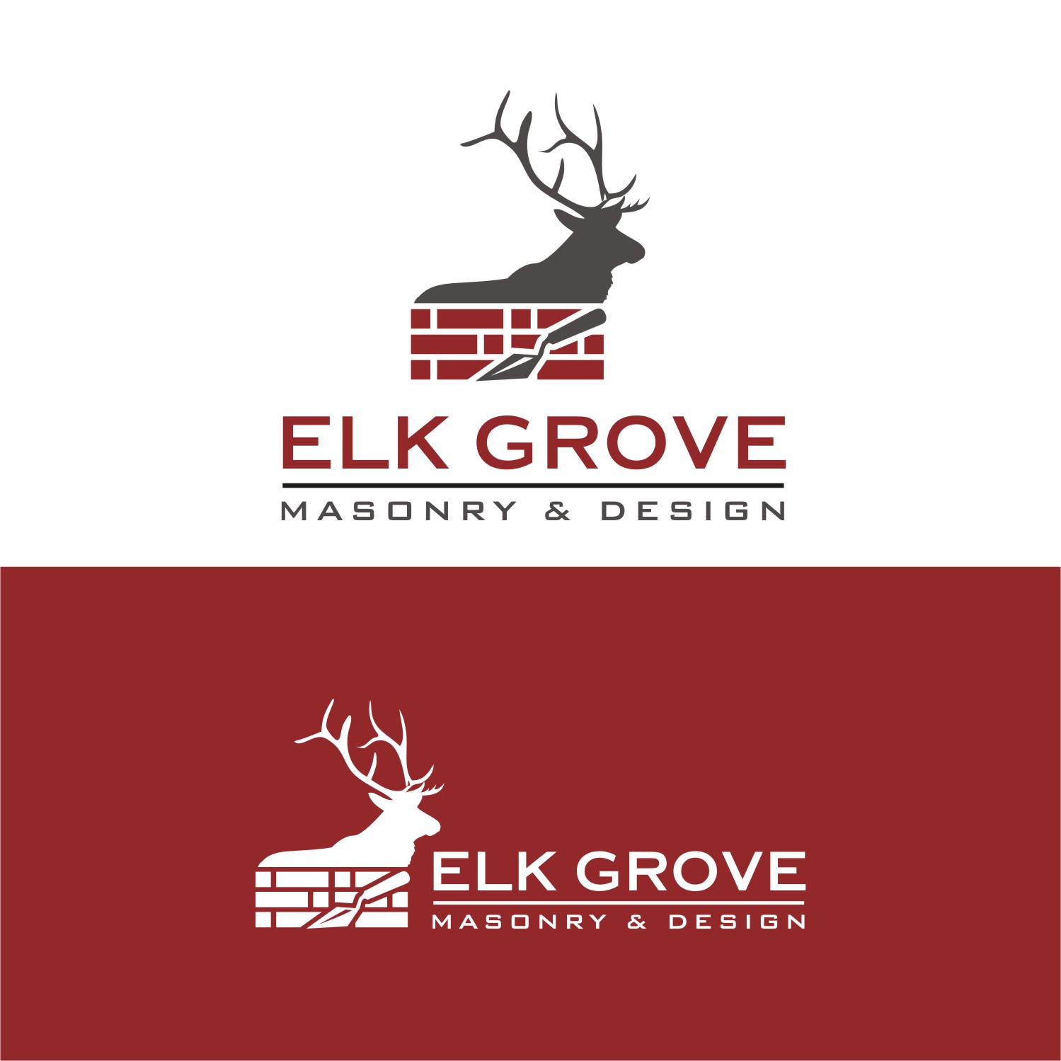 Logo Design by Sushma for Elk Grove Masonry & Design, Inc. | Design #17654217