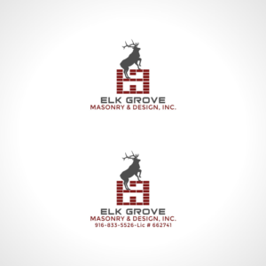 Logo Design by Joenet Jayawarna for Elk Grove Masonry & Design, Inc. | Design: #17650475