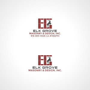 Logo Design by Joenet Jayawarna for Elk Grove Masonry & Design, Inc. | Design: #17650477