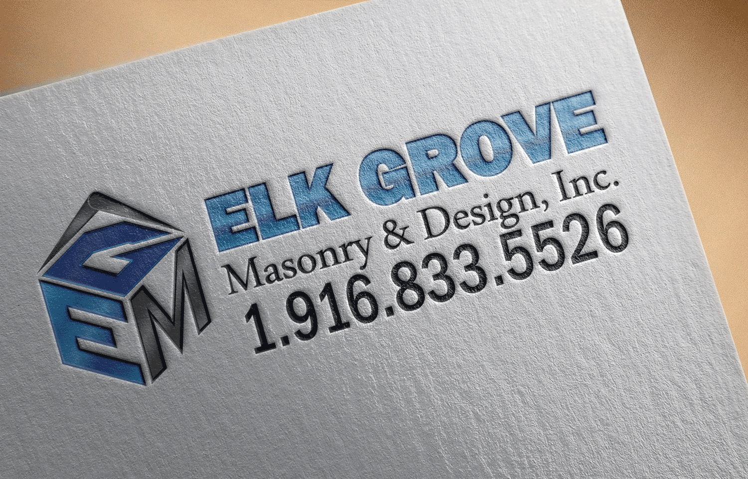 Logo Design by Ryan 76 for Elk Grove Masonry & Design, Inc. | Design #17652100