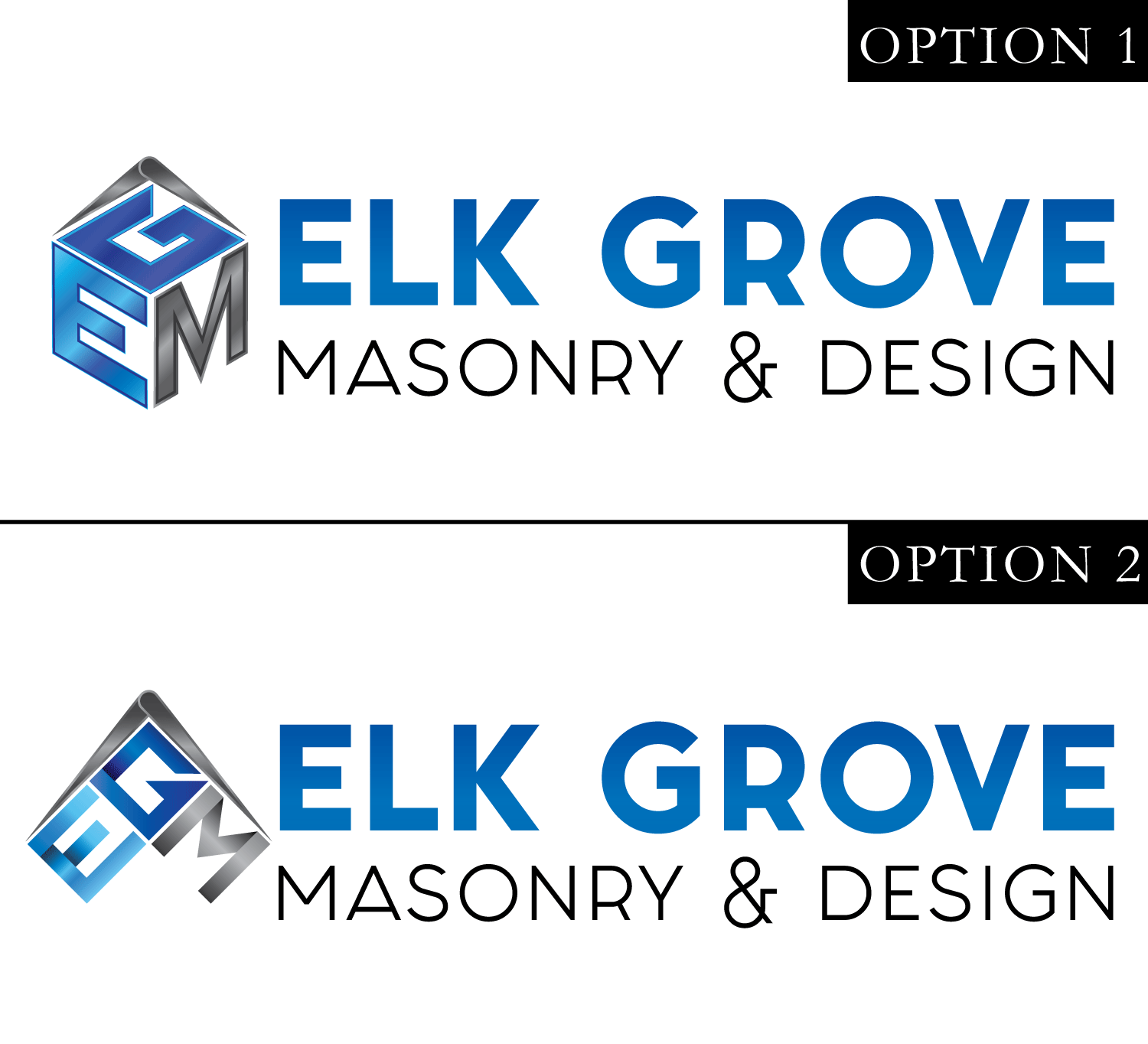 Logo Design by Ryan 76 for Elk Grove Masonry & Design, Inc. | Design #17653508
