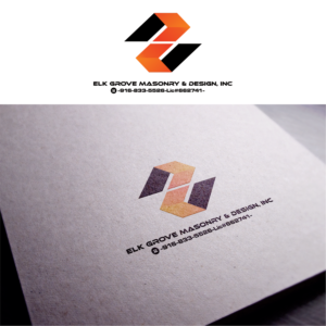 Logo Design by triadicart for Elk Grove Masonry & Design, Inc. | Design: #17626218