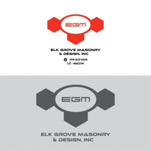 Logo Design by triadicart for Elk Grove Masonry & Design, Inc. | Design: #17656966