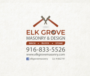 Logo Design by srdavicho for Elk Grove Masonry & Design, Inc. | Design: #17672043