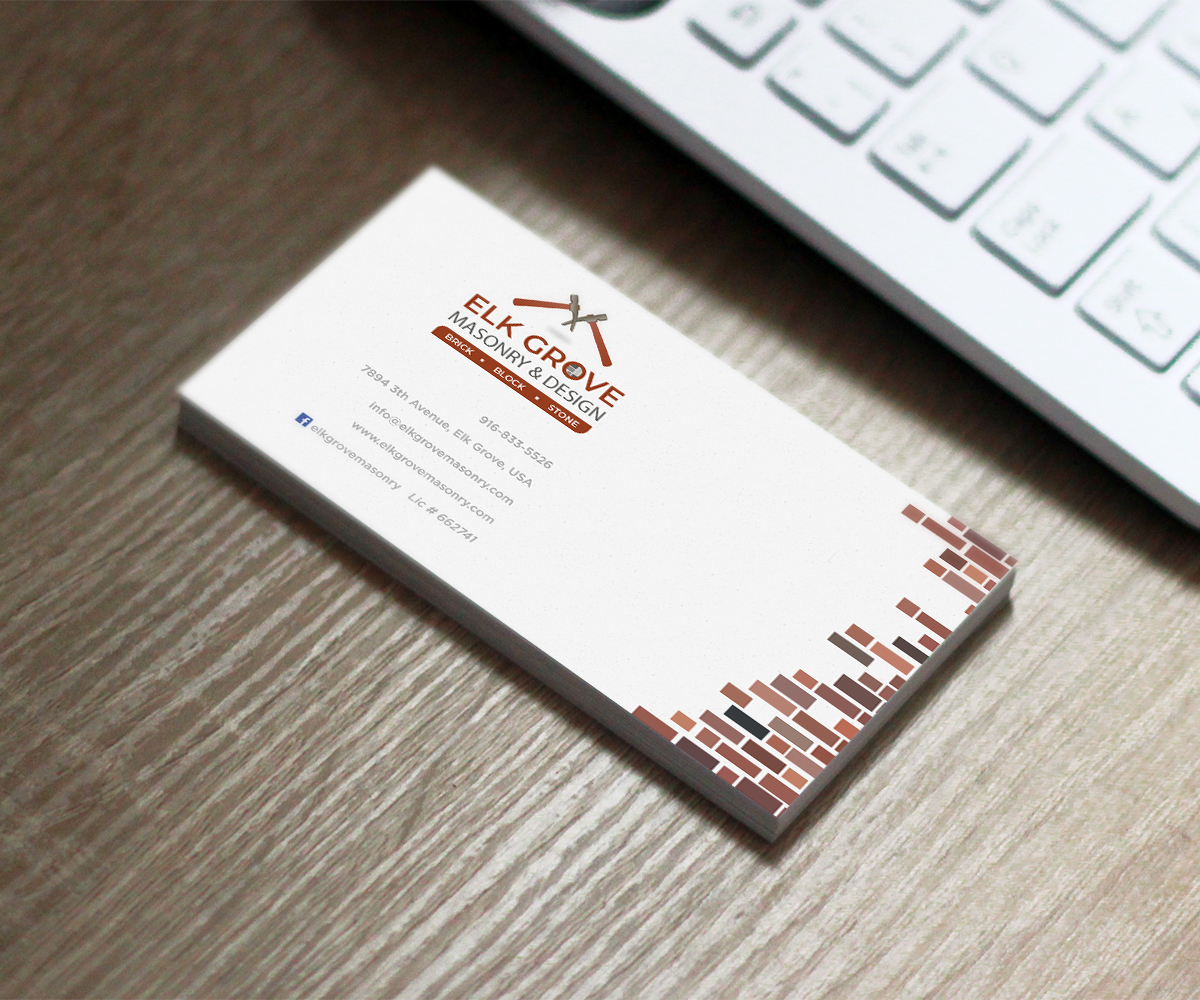 Logo Design by srdavicho for Elk Grove Masonry & Design, Inc. | Design #17680803