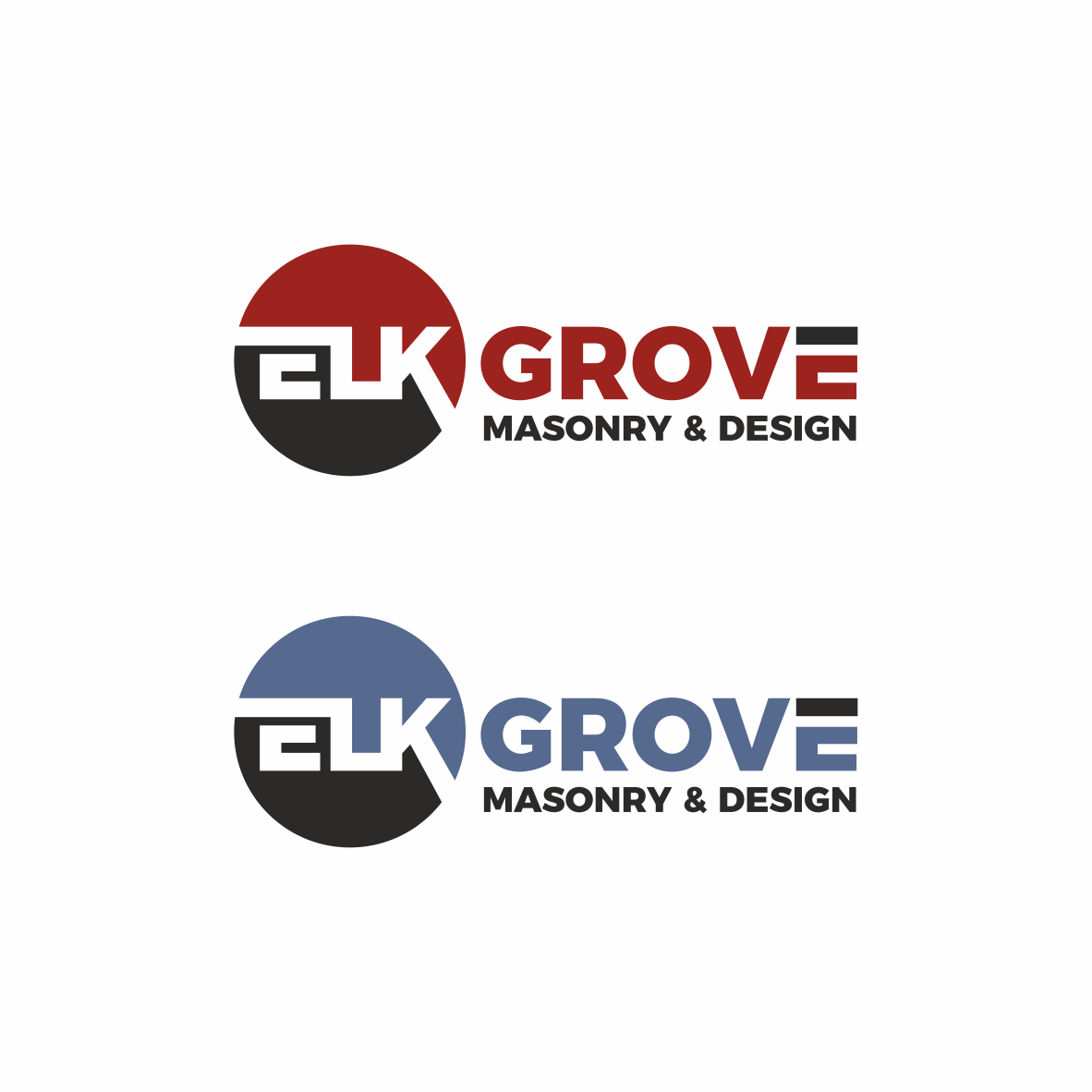 Logo Design by Creative™ for Elk Grove Masonry & Design, Inc. | Design #17664429