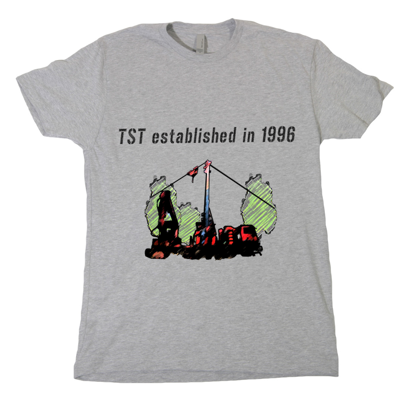 T-Shirt-Design von hobsonschoice für TST Seilgeräte Troestl GmbH | Design #2772956