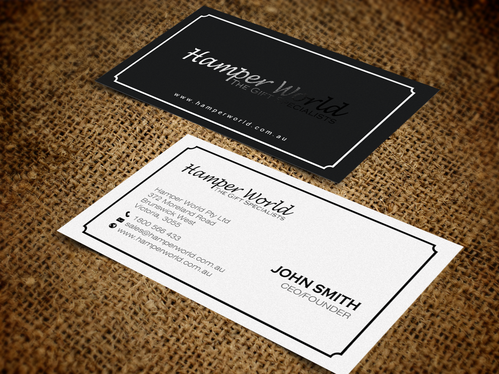 Stationery Design by chandrayaan.creative for Hamper World Pty Ltd | Design #17647681