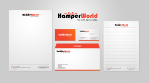 Hamper World - The Gift Specialists  | Stationery Design by Owaisias