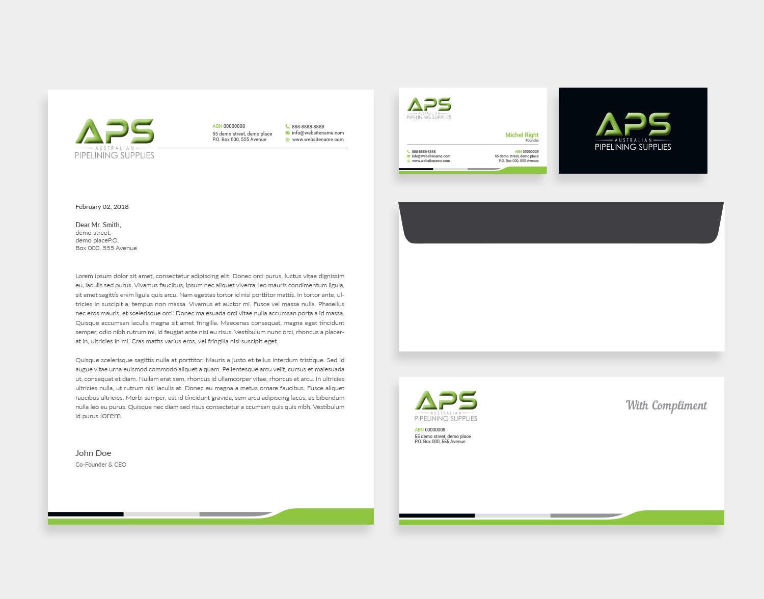 Stationery Design by Right_D for this project | Design #17660148