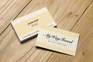 Business Card Design by JK18 for My Way Travel | Design: #17655128