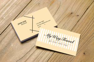 Business Card Design by JK18 for My Way Travel | Design: #17656391
