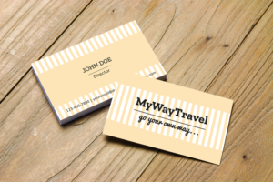 Business Card Design by JK18 for My Way Travel | Design: #17664389