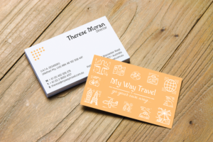 Business Card Design by JK18 for My Way Travel | Design: #17686529