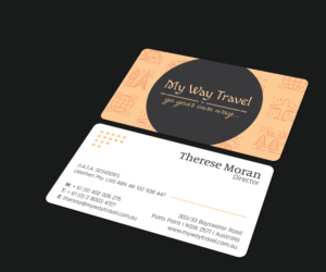 Business Card Design by JK18 for My Way Travel | Design: #17693222