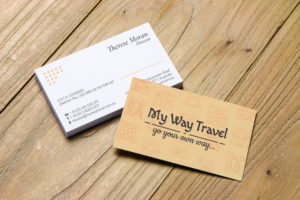 Business Card Design by JK18 for My Way Travel | Design: #17724555