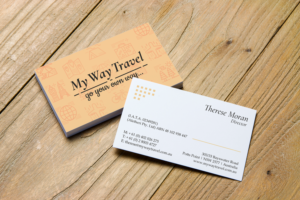 Business Card Design by JK18 for My Way Travel | Design #17724556