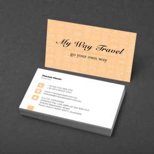 Business Card Design by bedesign for My Way Travel | Design: #17718184